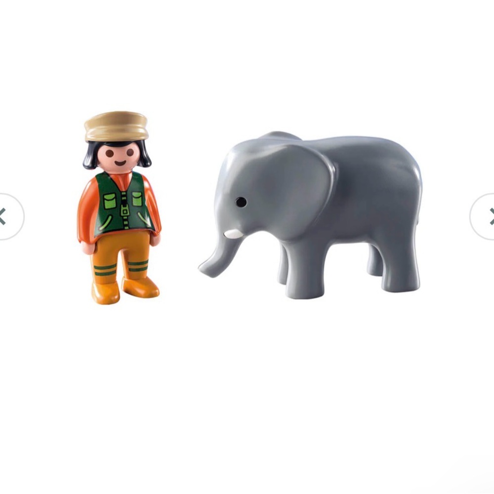Playmobil 1.2.3 Zoo Playset with Blue Slide - Picture 7 of 16